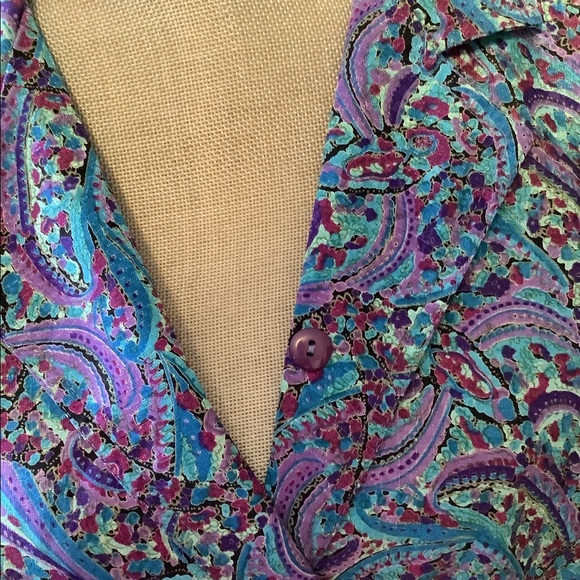 D’Alliards Vintage Paisley Dress - Picture 3 of 4